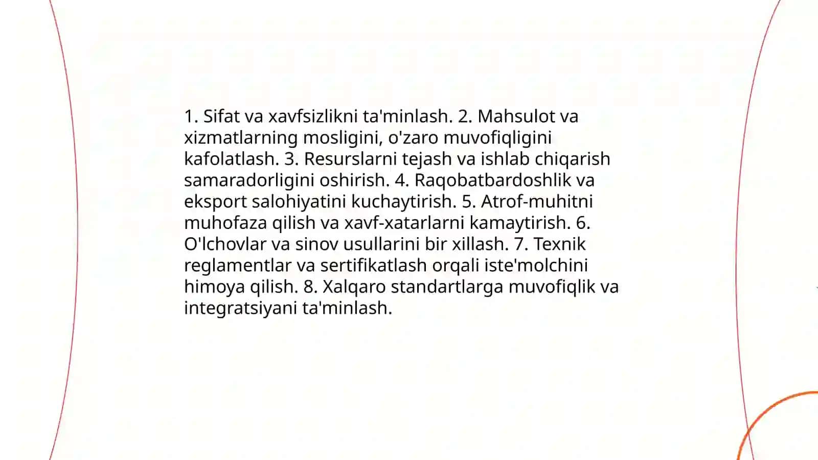 Standart va standartlashtirish. Standartlarning turlari va toifalari 4