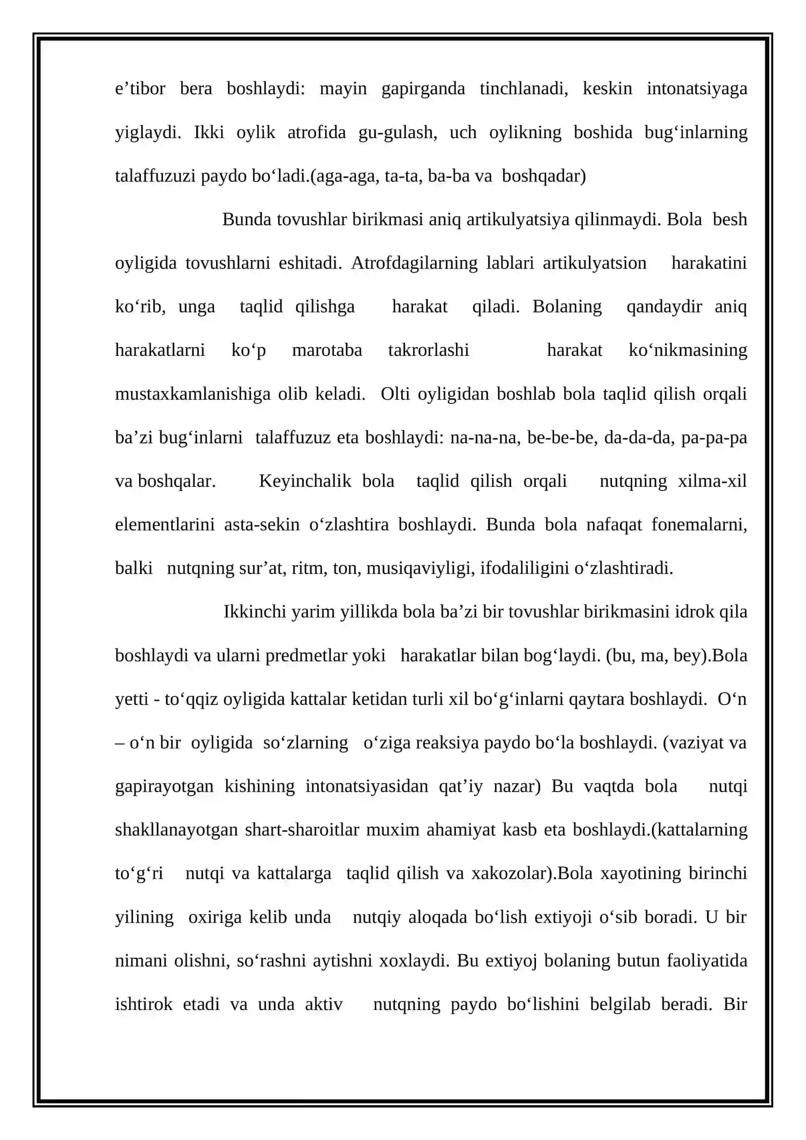 BOLALARNING IJTIMOIY RIVOJLANISHIDA NUTQ EGALLASHINING AHAMIYATI 4