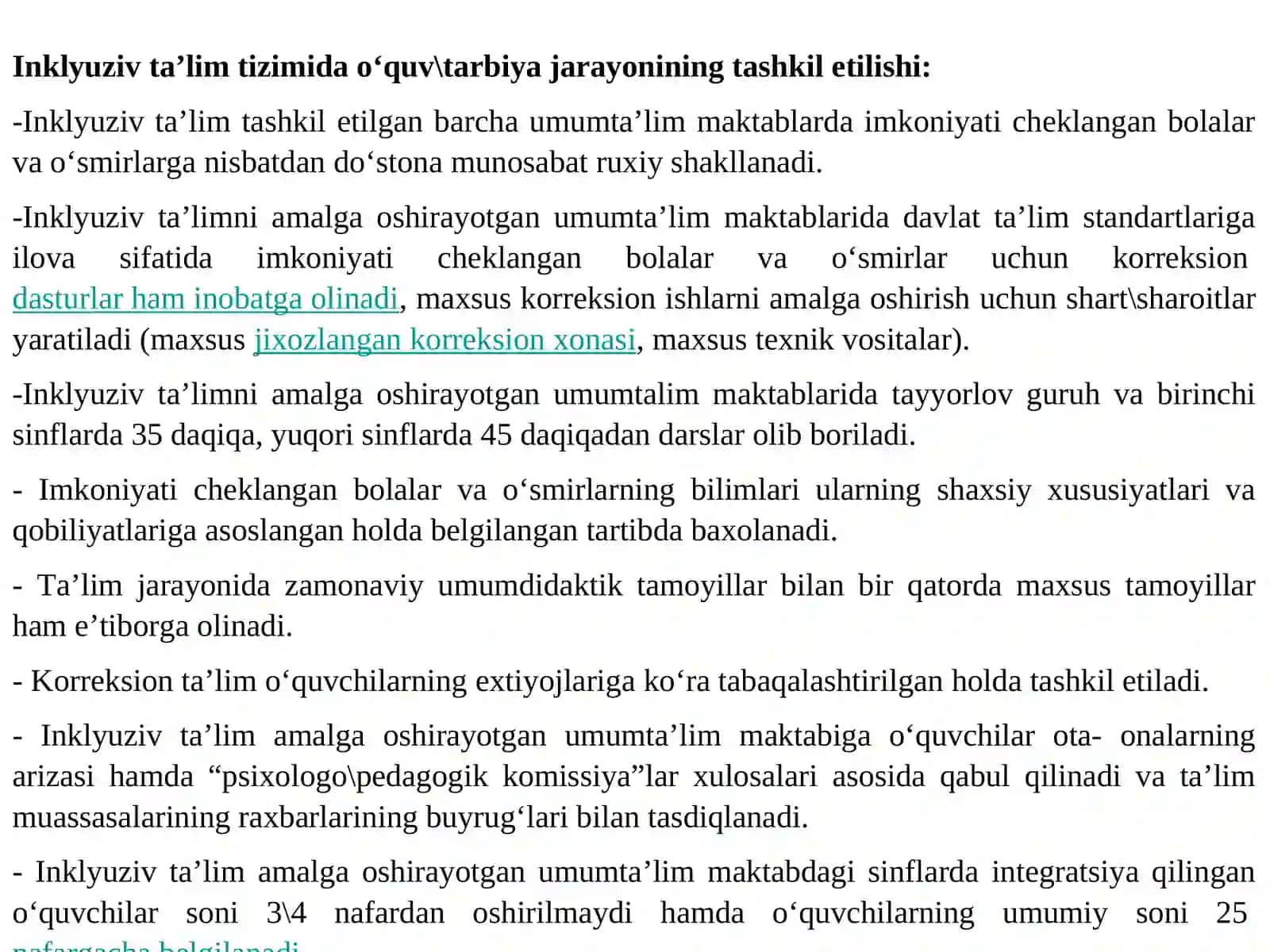 Inklyuziv ta’lim oldida turgan muammolar va ularning yechimlari 4