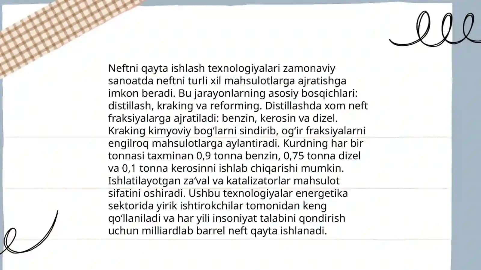 Neft qazib olish jarayoni 4