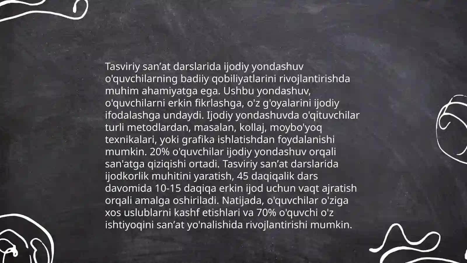 Tasviriy sanʼatga oʻrgatish metodlari va usullari 4