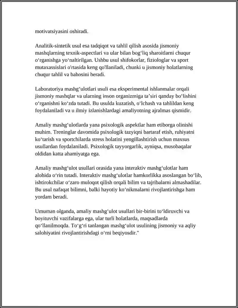 JISMONIY TARBIYA VA SPORT MENEJMENTINING ASOSIY USULLARINING TAVSIFI 4