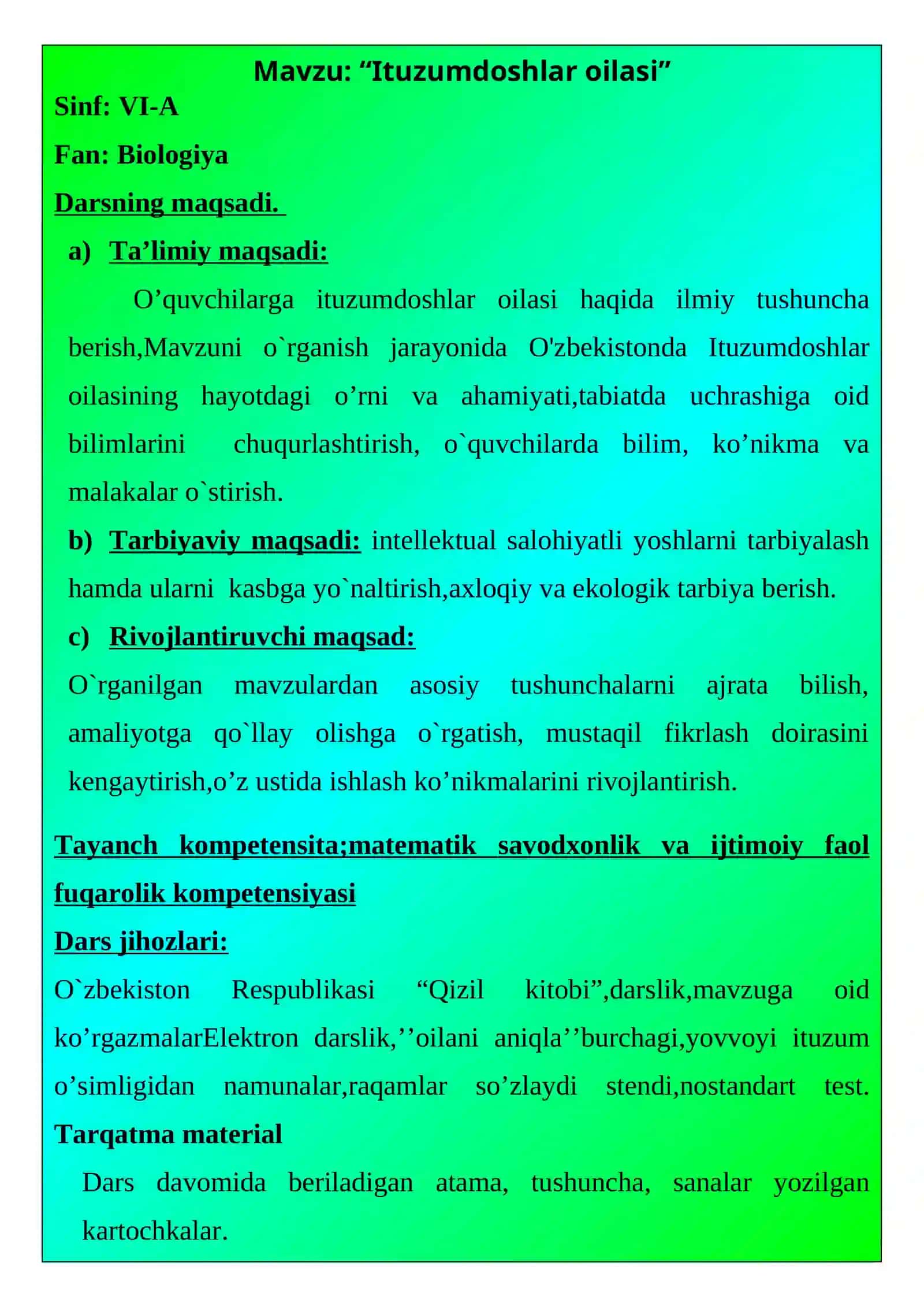 ITUZUMDOSHLAR OILASI 4