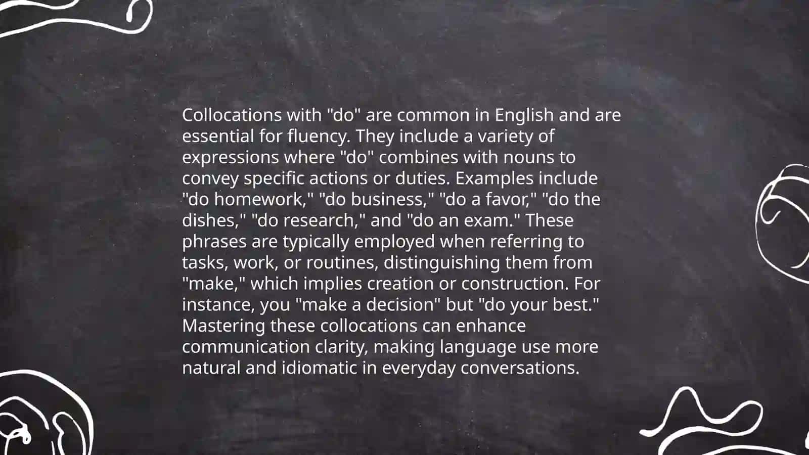 Common English collocations and their usage 4