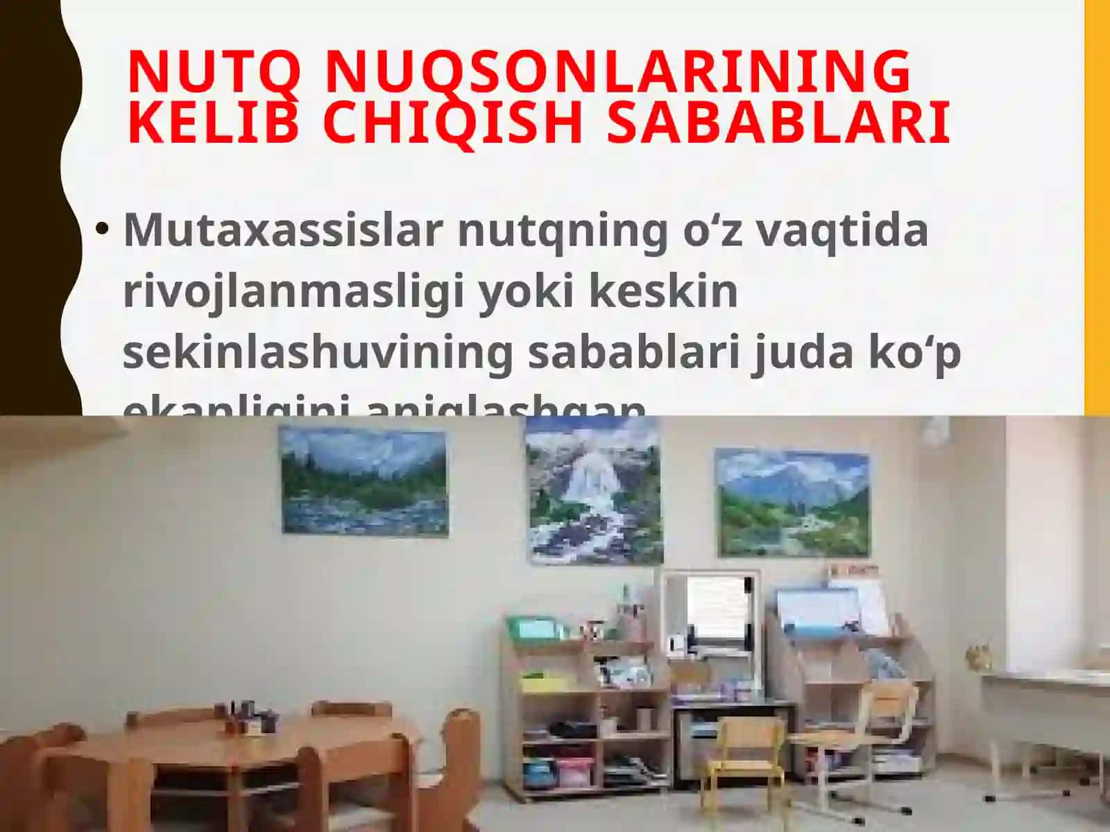 Nutqida nuqsoni bo’lgan bolalar 4