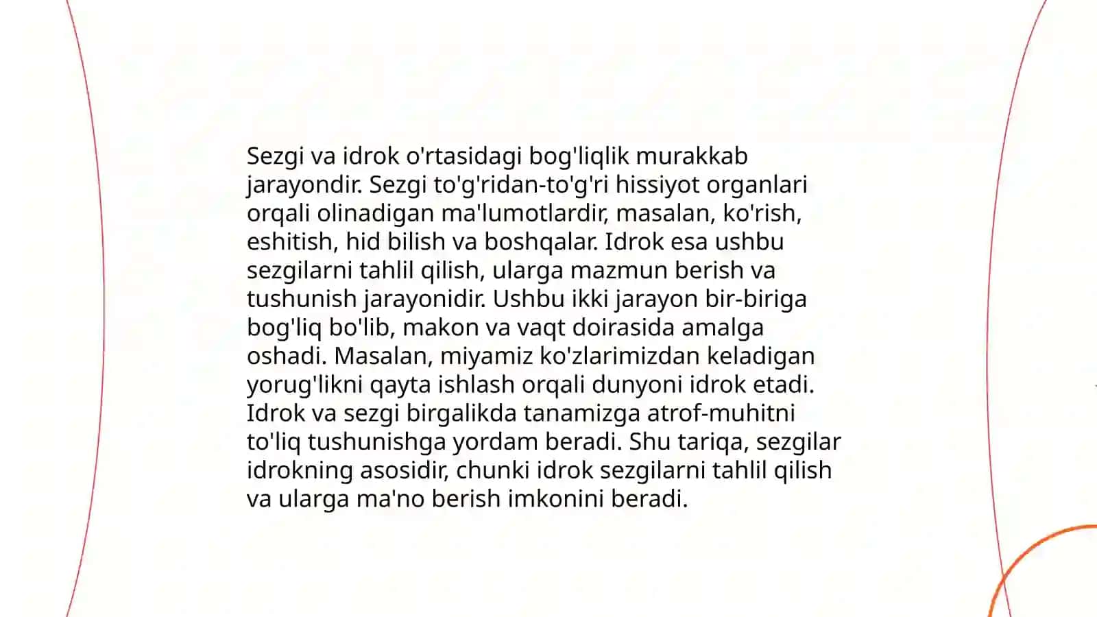 Faoliyat va Sezgi 4