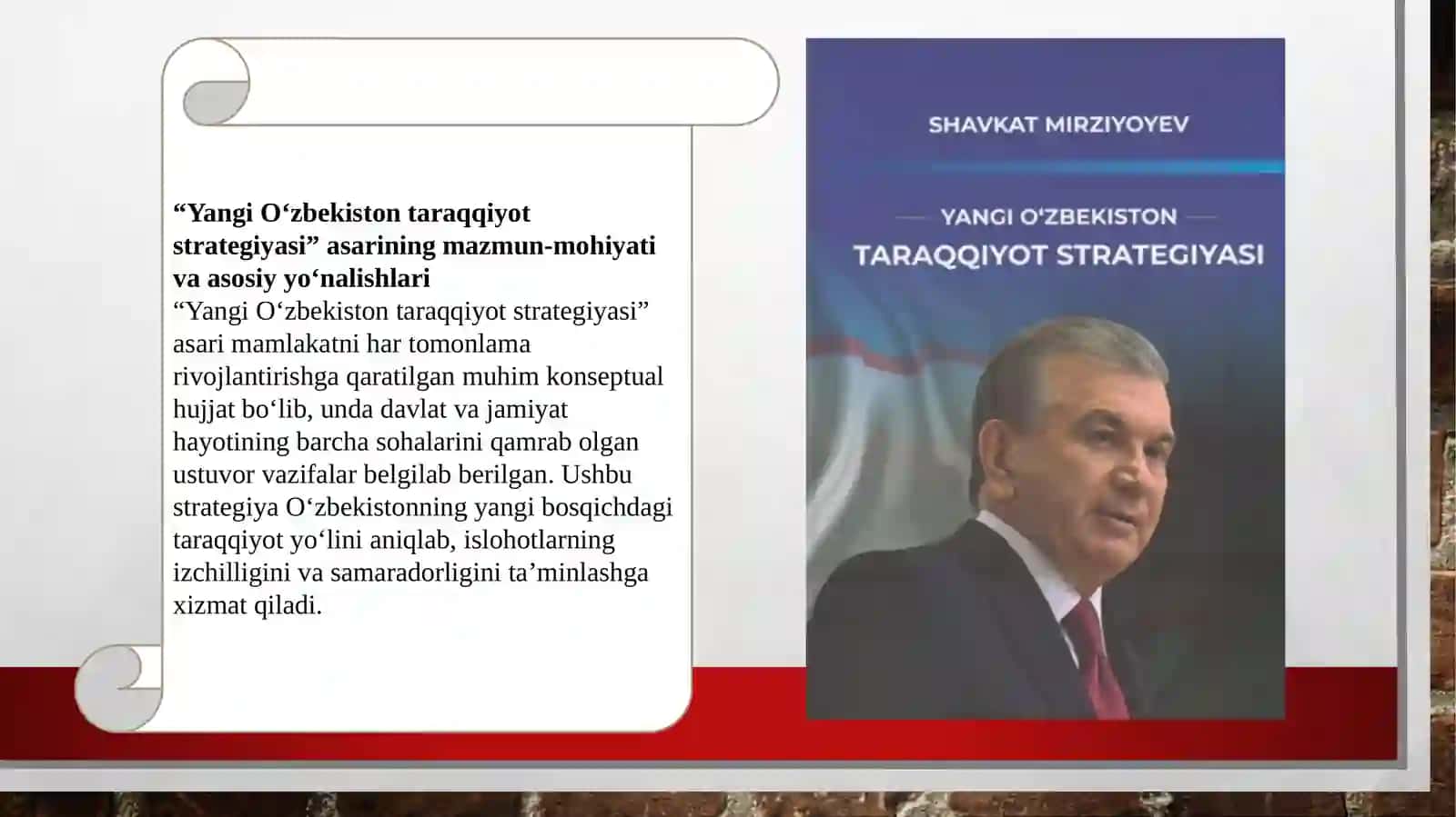 O‘zbekiston respublikasi Prezidenti Sh.M.Mirziyoyevning“Yangi O‘zbekiston taraqqiyot strategiyasi” kitobida rivojlanishmodeli va Uchinchi renessans tushunchalari 4