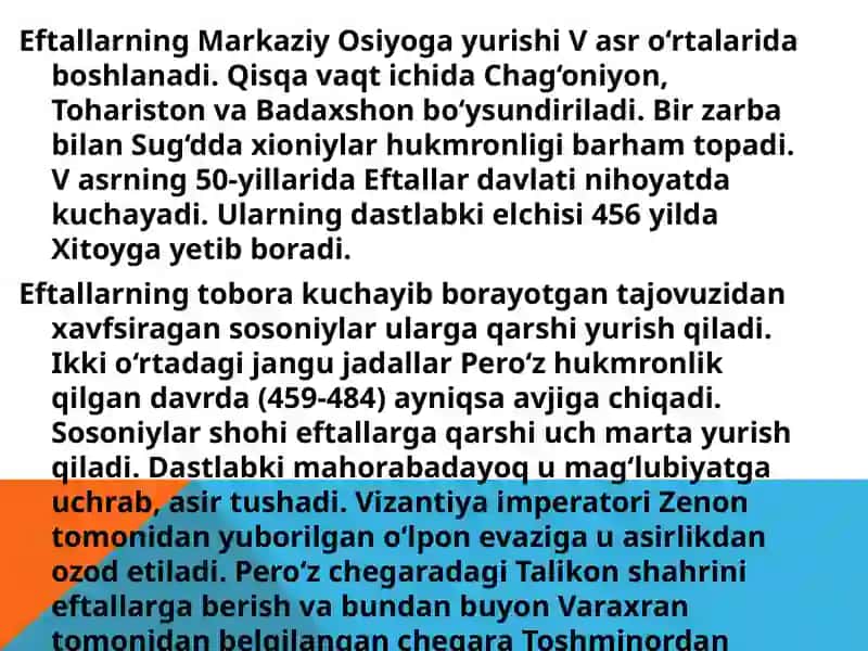 Eftallar davlati va turk xo'qonligi iqtisodiy vademografik geografiyasi 4