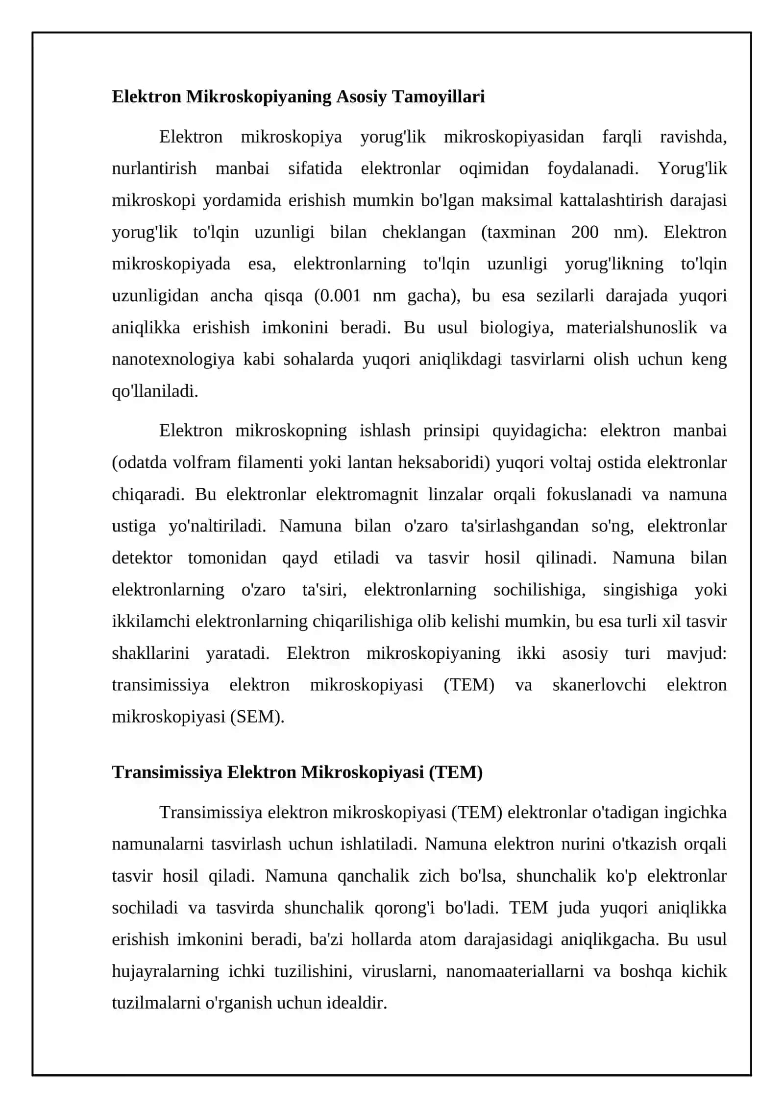Elektron va Skanerlovchi mikroskoplar 4