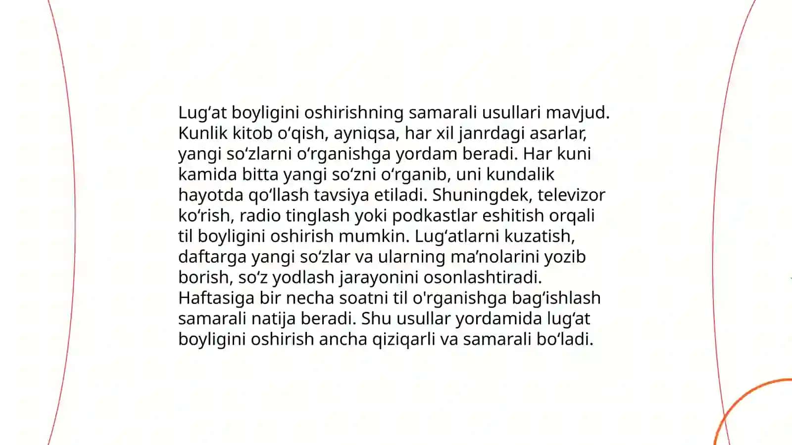 Lugʻat ustida ishlash metpdikasi 4
