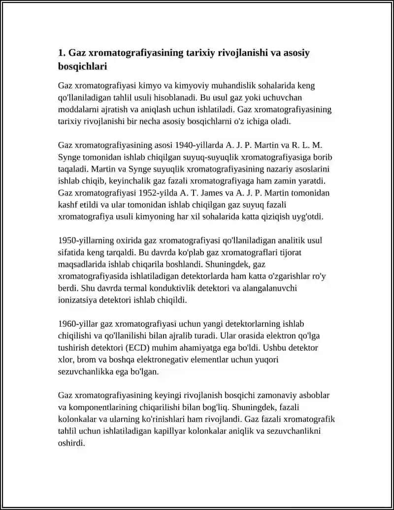 GAZ VA SUYUQ FAZALI XROMOTOGRAFIK TAHLIL 4