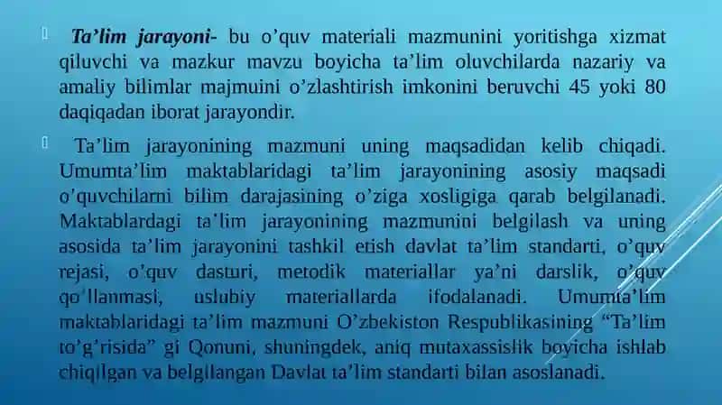 Maktabning o‘quv ishlari bo‘yicha direktor o‘rinbosarining vazifalari 4