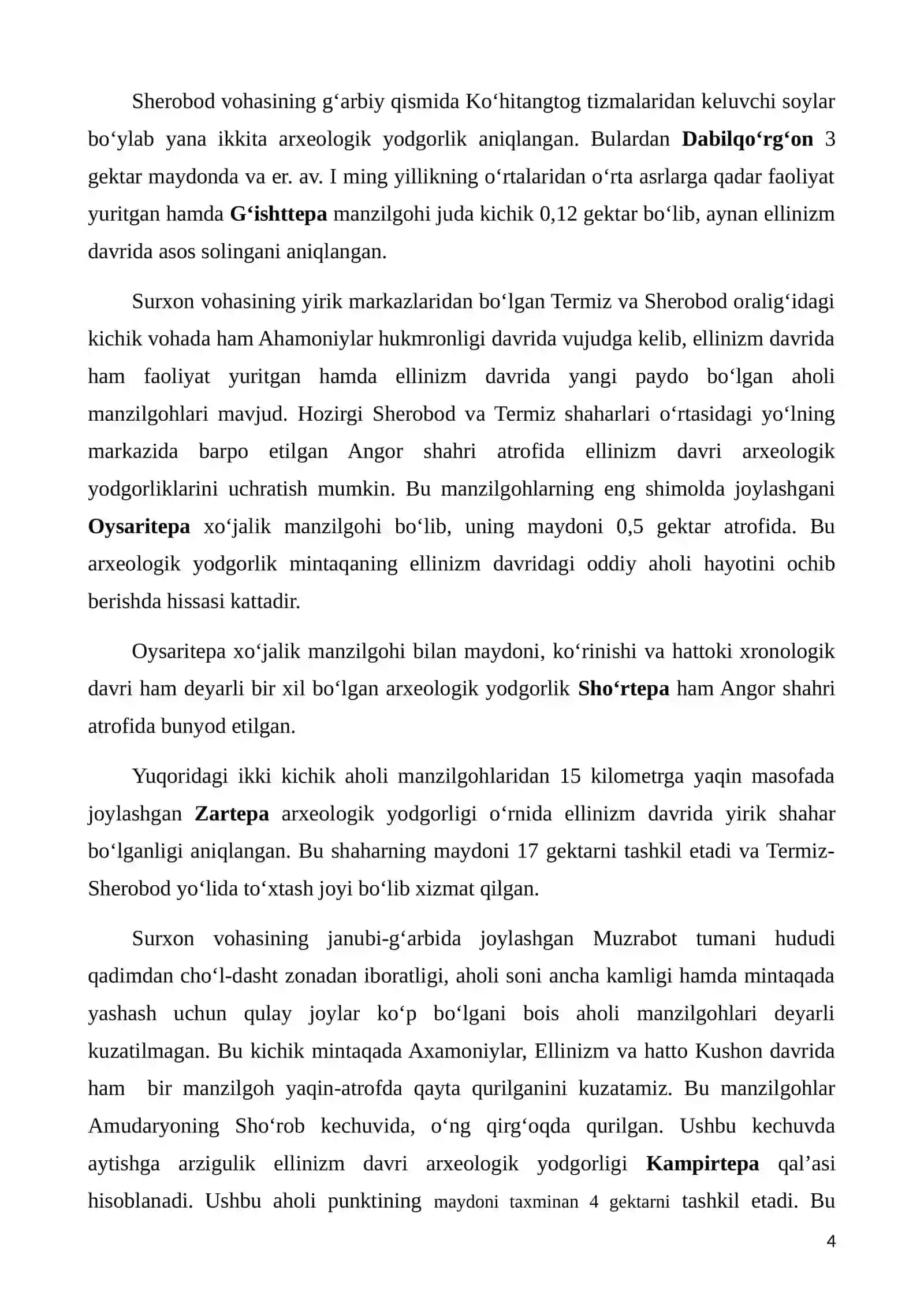 Shimoli-g‘arbiy Baqtriyaning Ellinizm davri arxeologik yodgorliklari 4