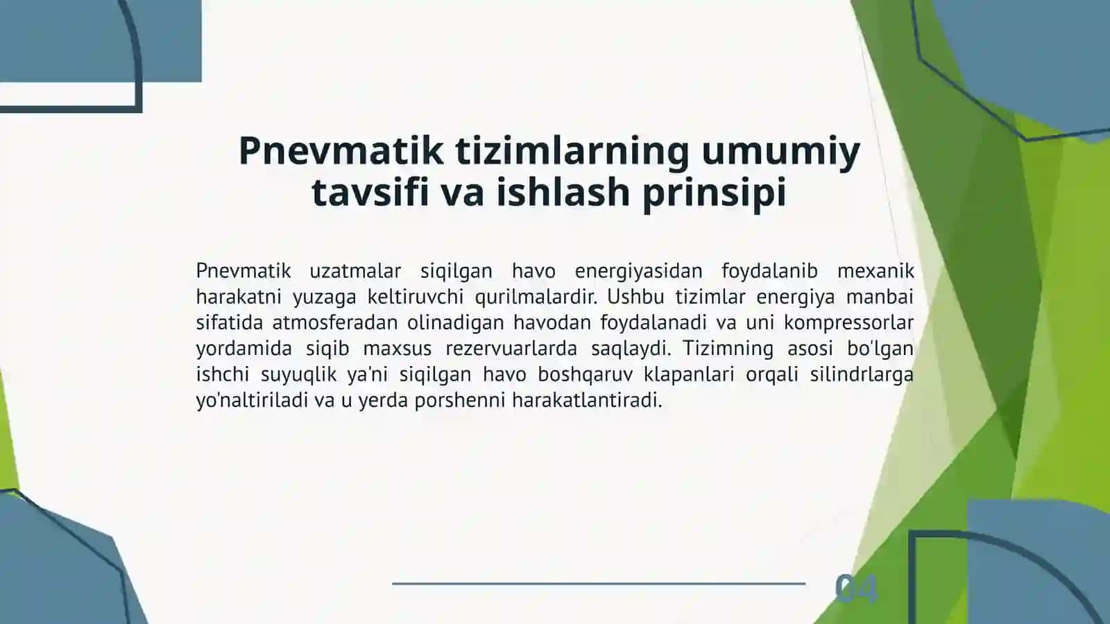 Pnevmatik Uzatmalar va Ularning Sanoatdagi Ahamiyati 4