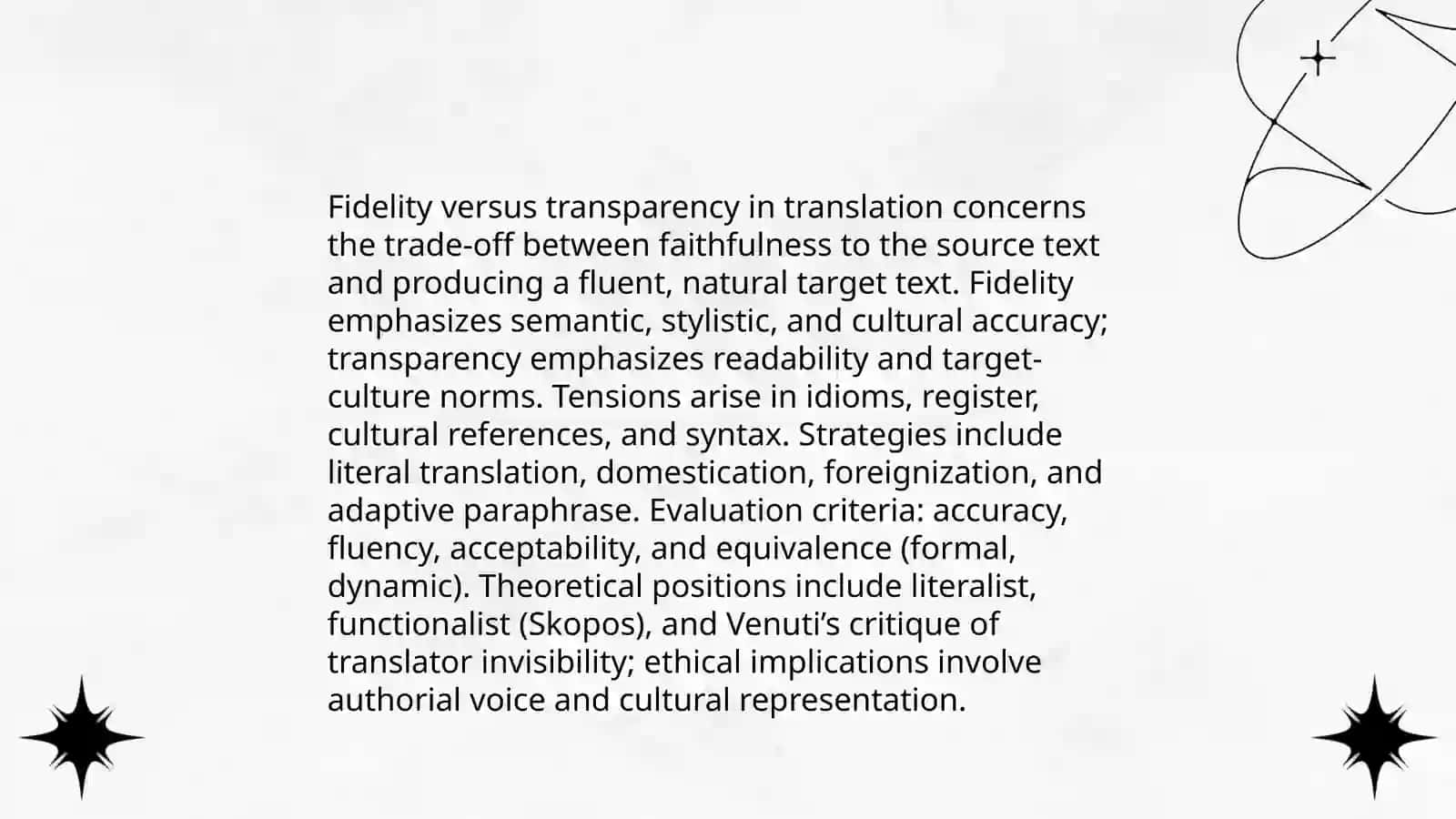 The main problems in the theory of translation 4