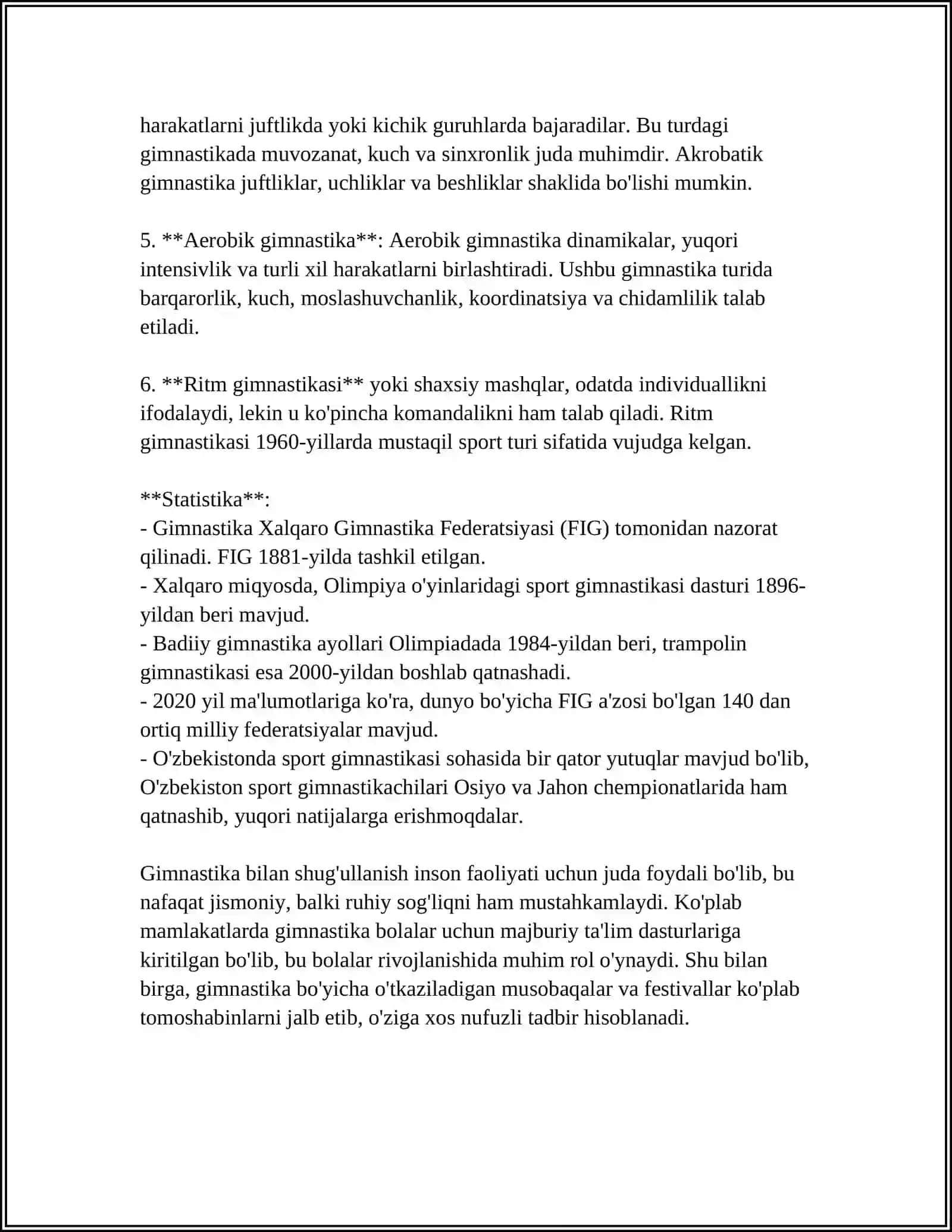 GIMNASTIKA. SAF MASHQLARI,SAF TURLARI,SAFLANISHLAR,SAF MASHQLARINI ÒRGATISH 4