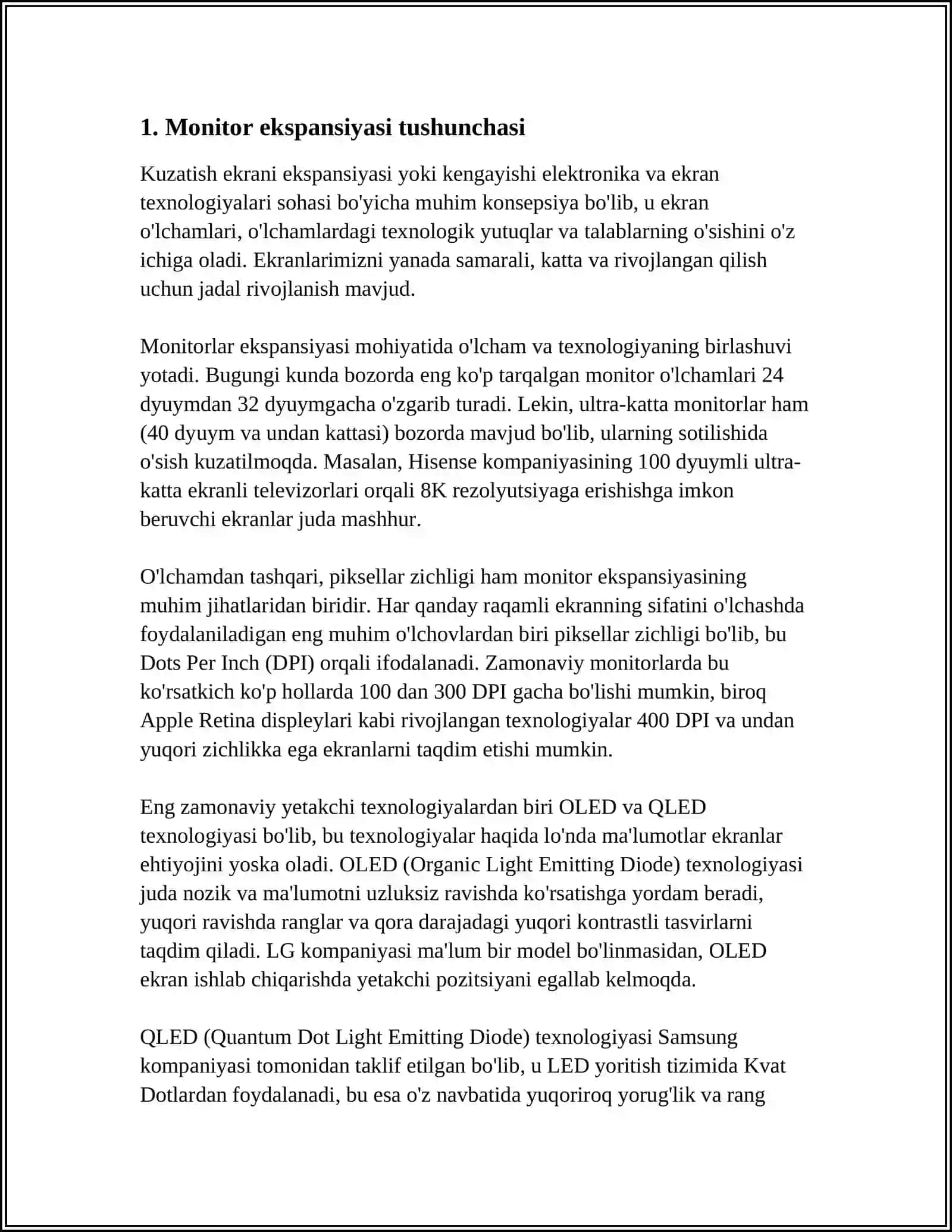 MONITOR EKSPANSIYANING QISQA VA UZOQ MUDDATDAGI IJTIMOIY IQTISODIY OQIBATLARLARI 4