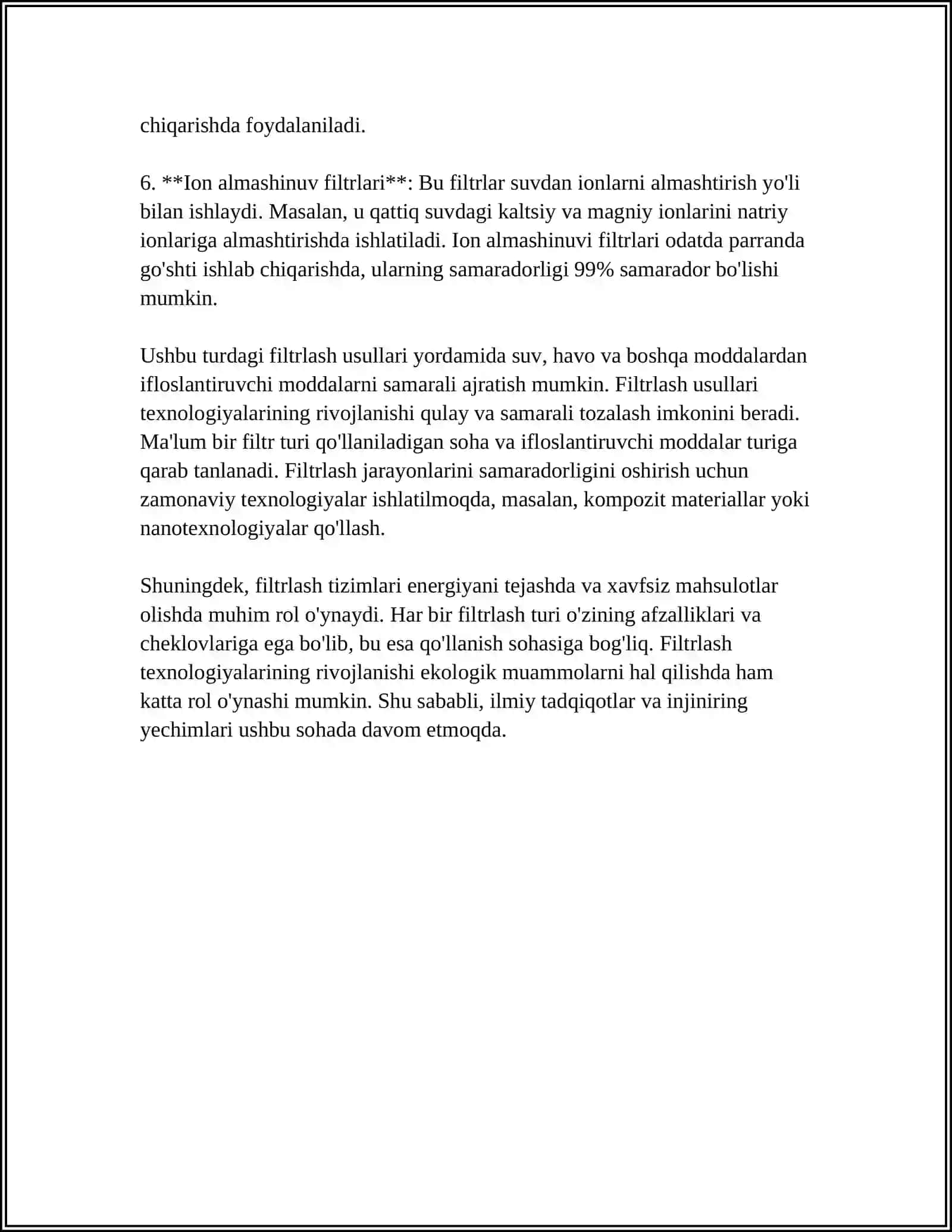 FILTRLASH USULLARI VA QOʻLLANILISHI 4