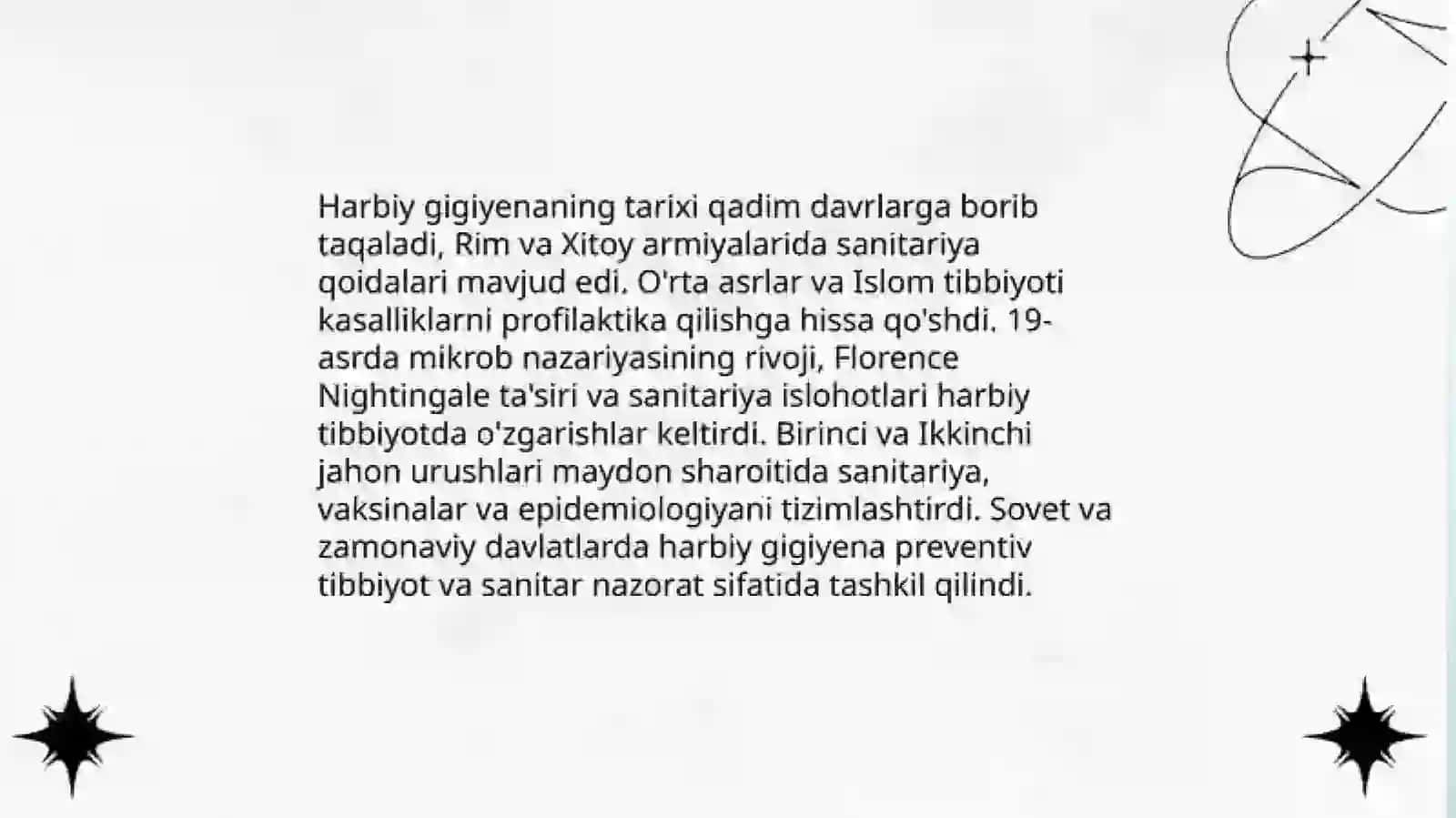 Harbiy gigiyenasining umumiy asoslari 4