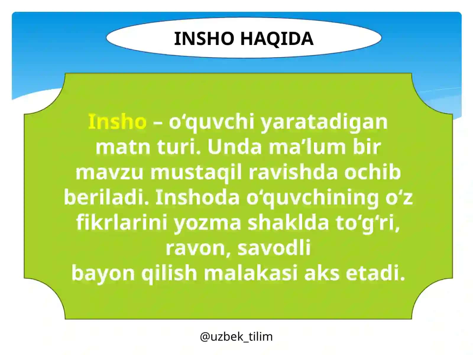 INSHO – IJODMAHSULI 4