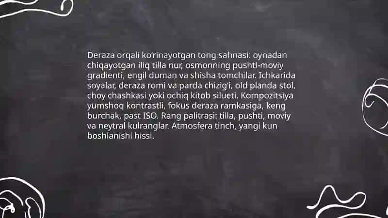 Yuqoridagi video qo'llanmani ko'ring va shu asosida rasm yuboring(Galareyadan ham yuborishingiz mumkin!) 4