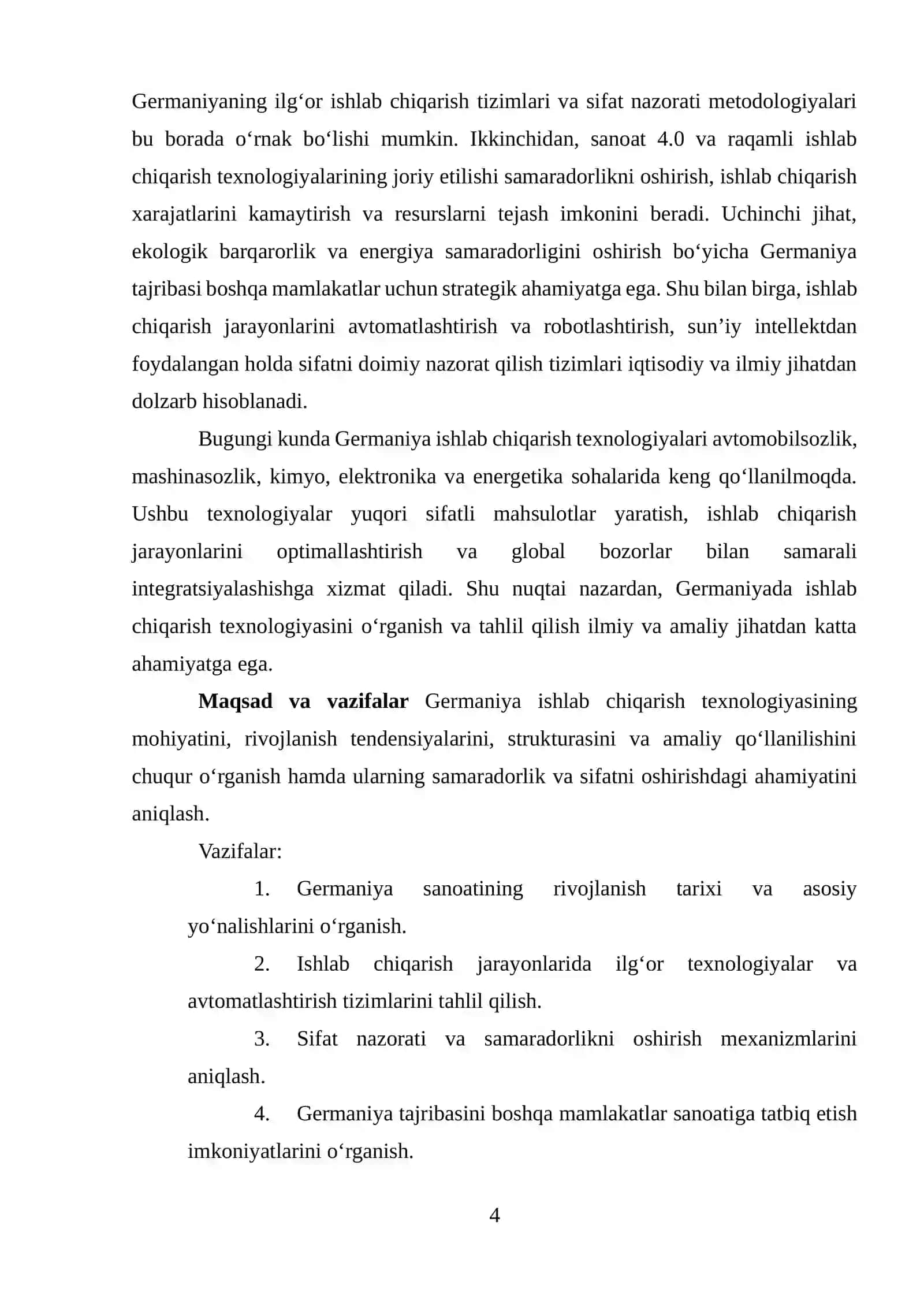 Germaniy ishlab chiqarish texnologiyasi 4