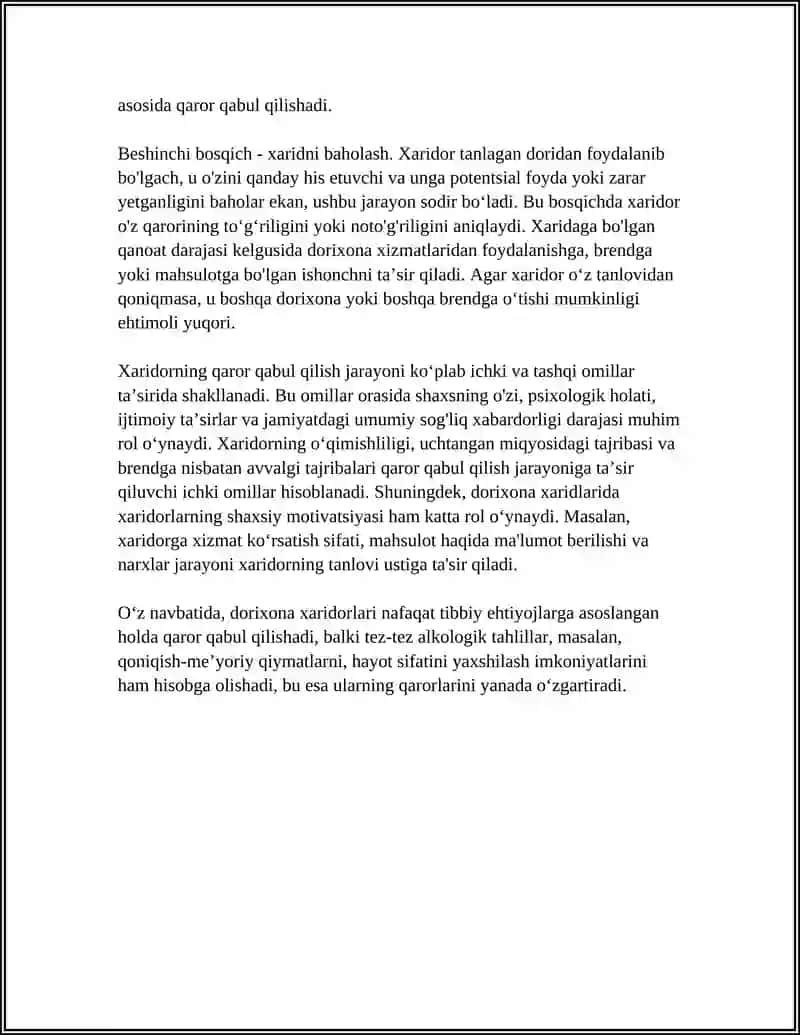 DORIXONA XARIDORINING PSIXOLOGIYASI 4