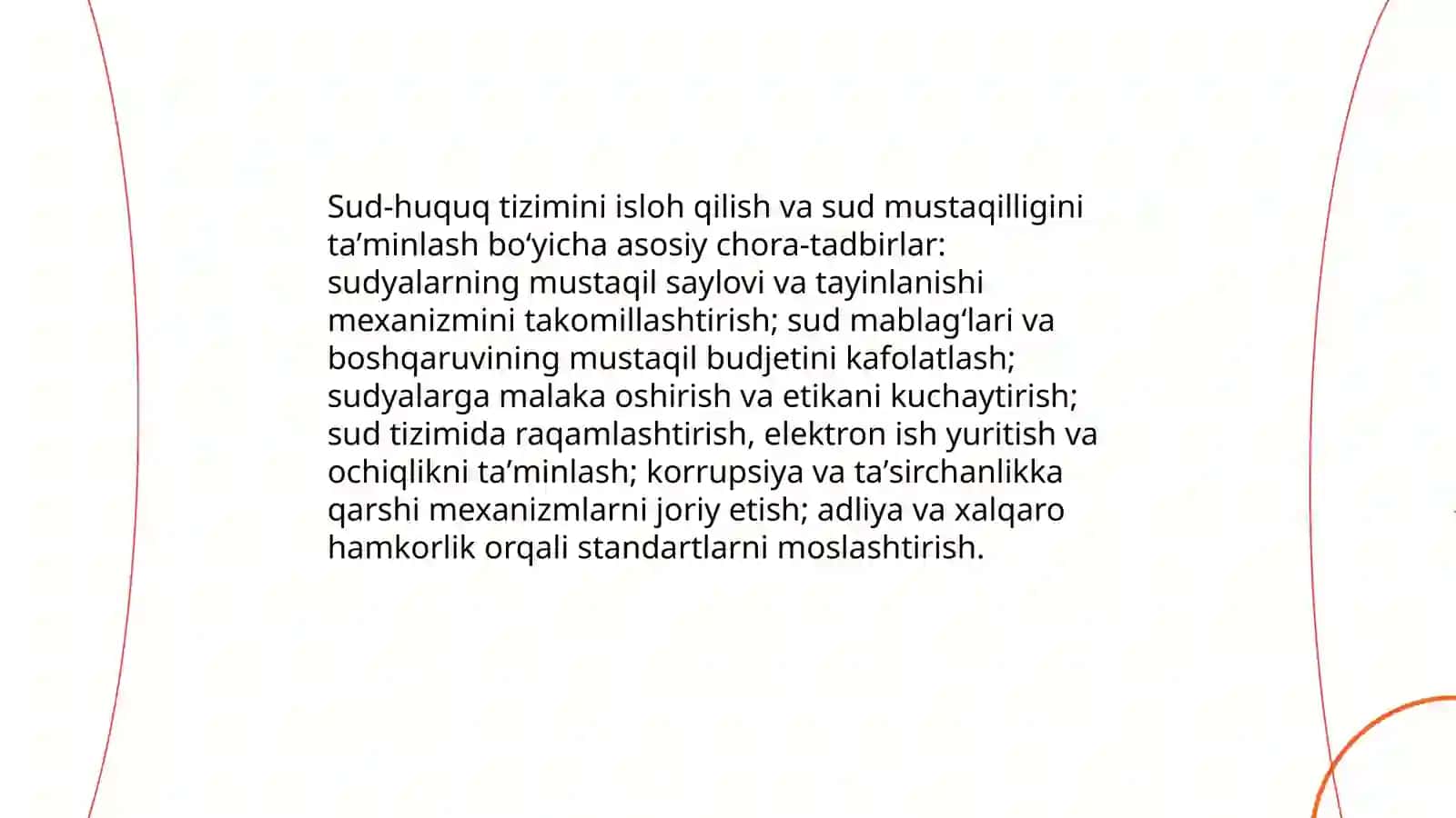 Õzbekistonning siyosiy huquqiy islohatlarni amalga oshirilishi 4