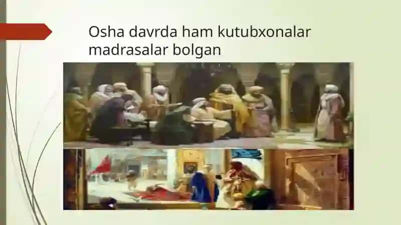IX-XII asrlarda Markaziy Osiyo xalqlarining uygonish davri ilmiy-madaniy taraqiyoti allomalarning hissasi 4