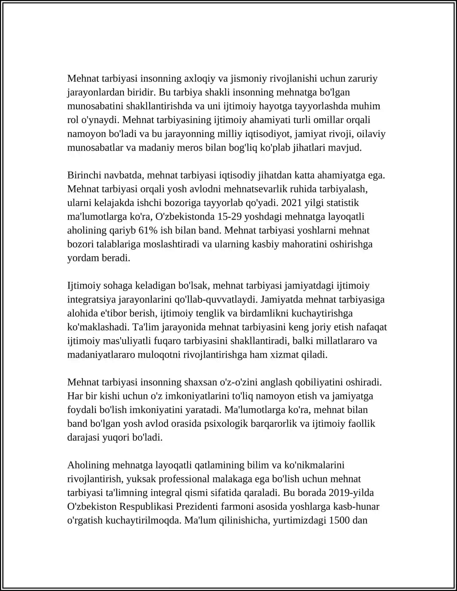 MEHNAT TARBIYASI 4