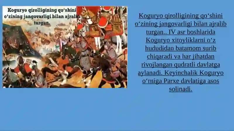 Koreya o`rta asrlarda 4