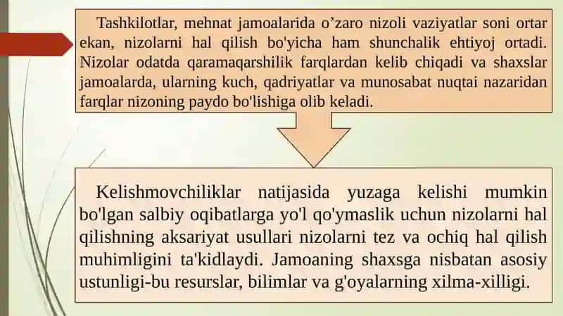 Jamoadagi konfliktli vaziyatlar va ekstremal vaziyatlar boshqaruv faoliyati 4