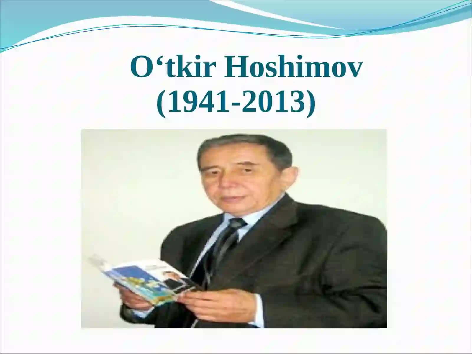 O‘tkir Hoshimov hayoti va ijodi 4