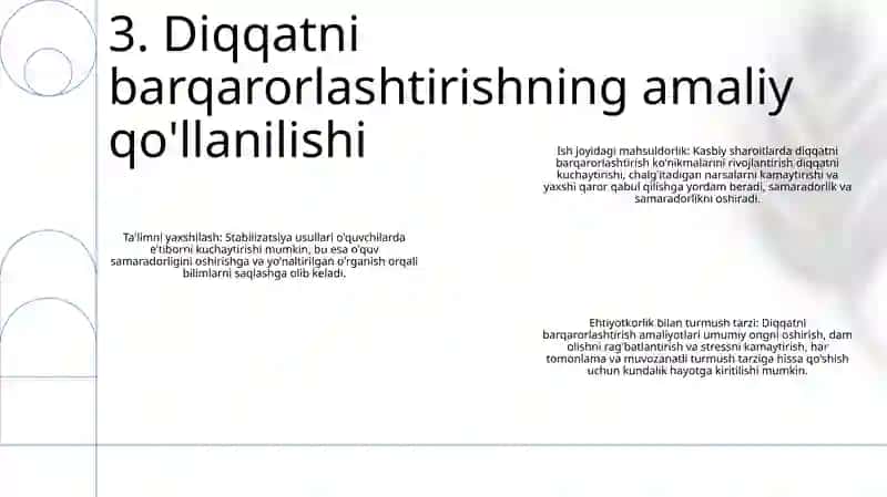 Diqqatni Barqarorlashtiruvchi Dastur Yaratish 4