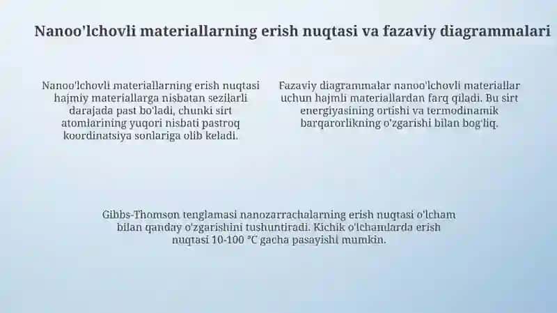 Nanotexnalogiyada tarkibiy va fazaviy o‘zgarishlar 4