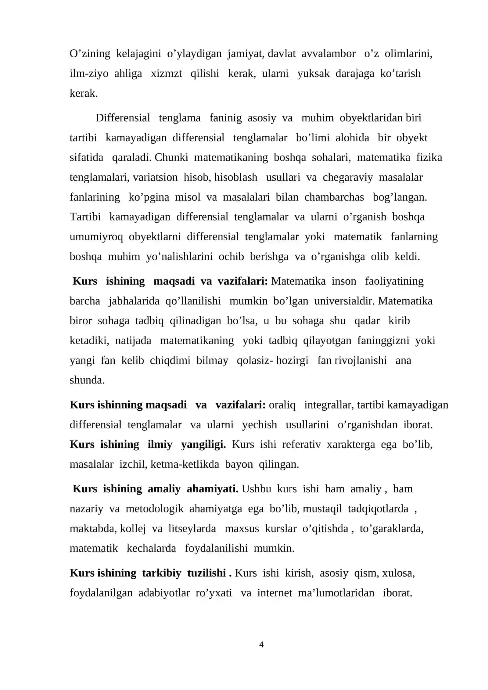 Yuqori Tartibli Differensial Tenglamalar 4