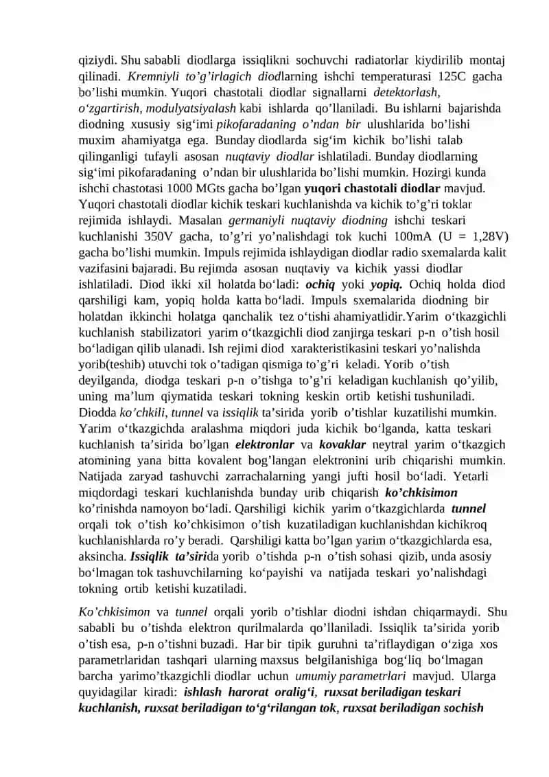 Yarimo’tkazgichli diodlar 4