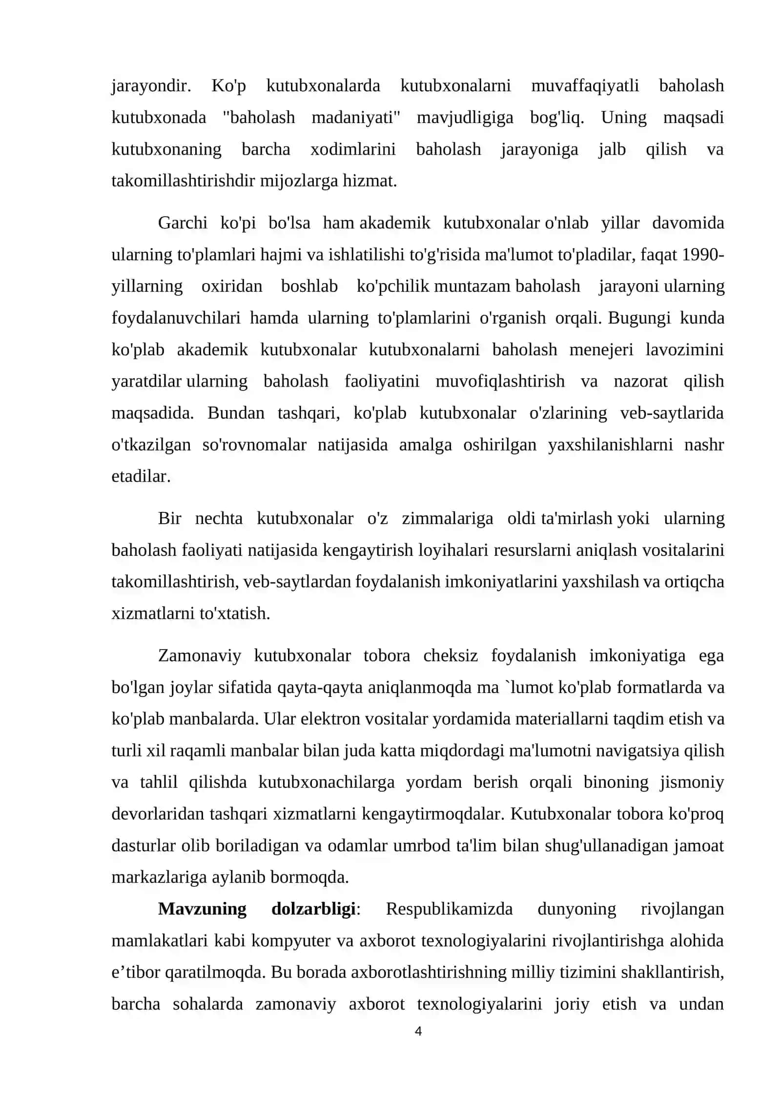 Kutubxonani boshqarish axborot tizimi 4