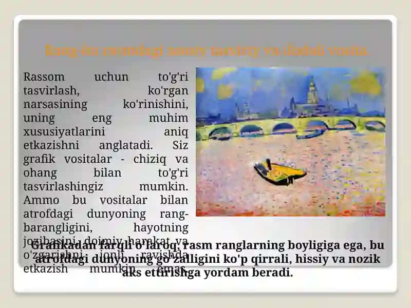 RASSOMLIK RANGTASVIR TURLARI 4