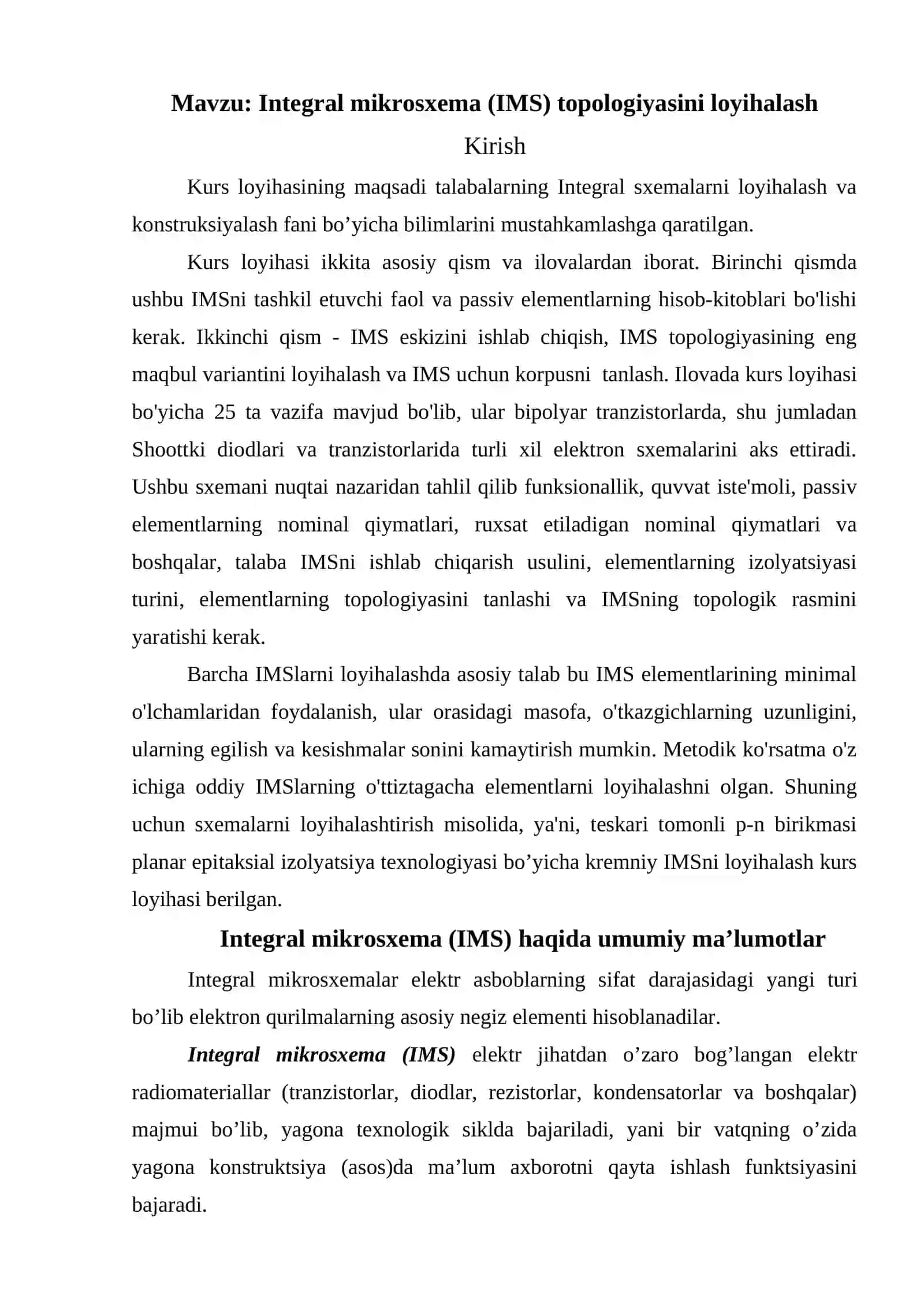 Bipolyar IMS topologiyasini loyihalash 4