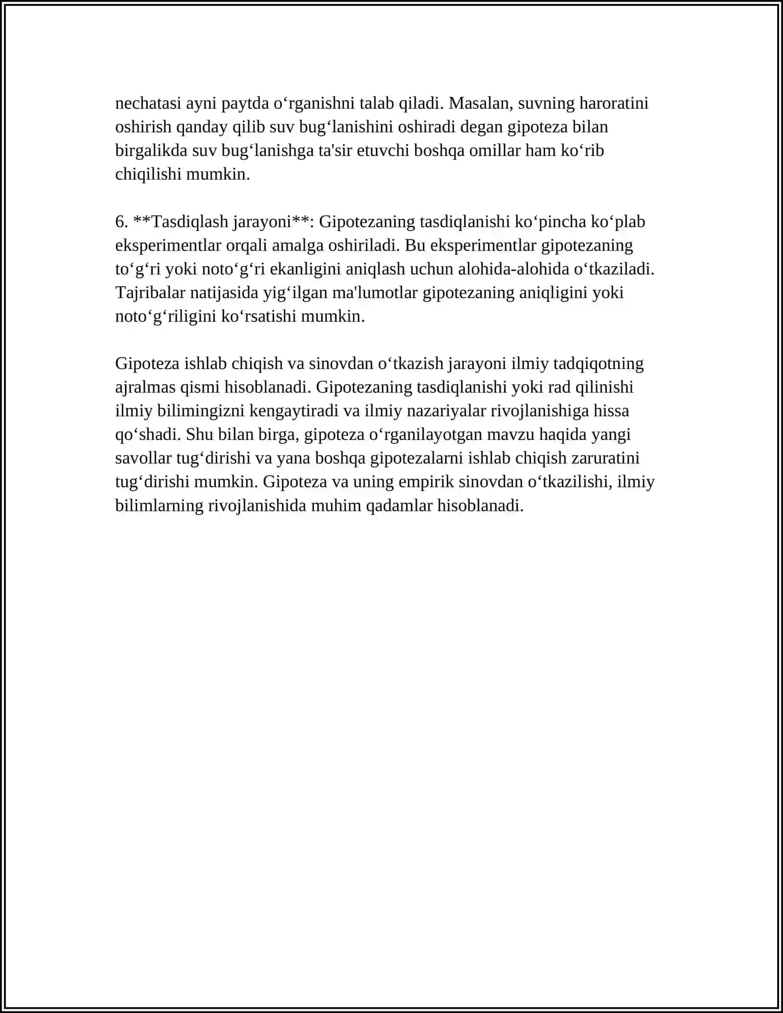 STATISTIK GIPOTEZALARGA DOIR MISOL VA MASALALAR YECHISH 4
