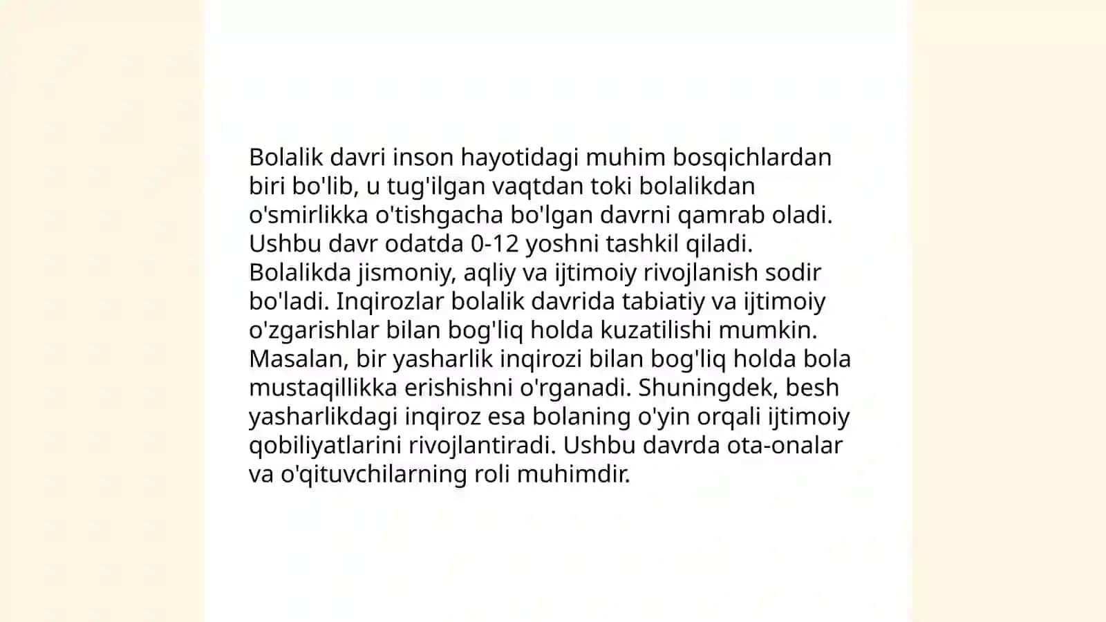 Umr davrlar inqirozi 4