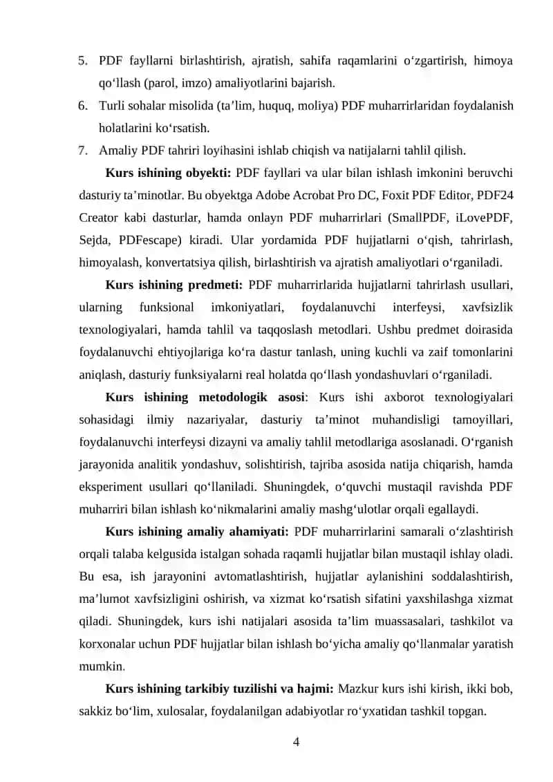 PDF MUHARRIRI: PDF FAYLLARI BILAN ISHLASH 4