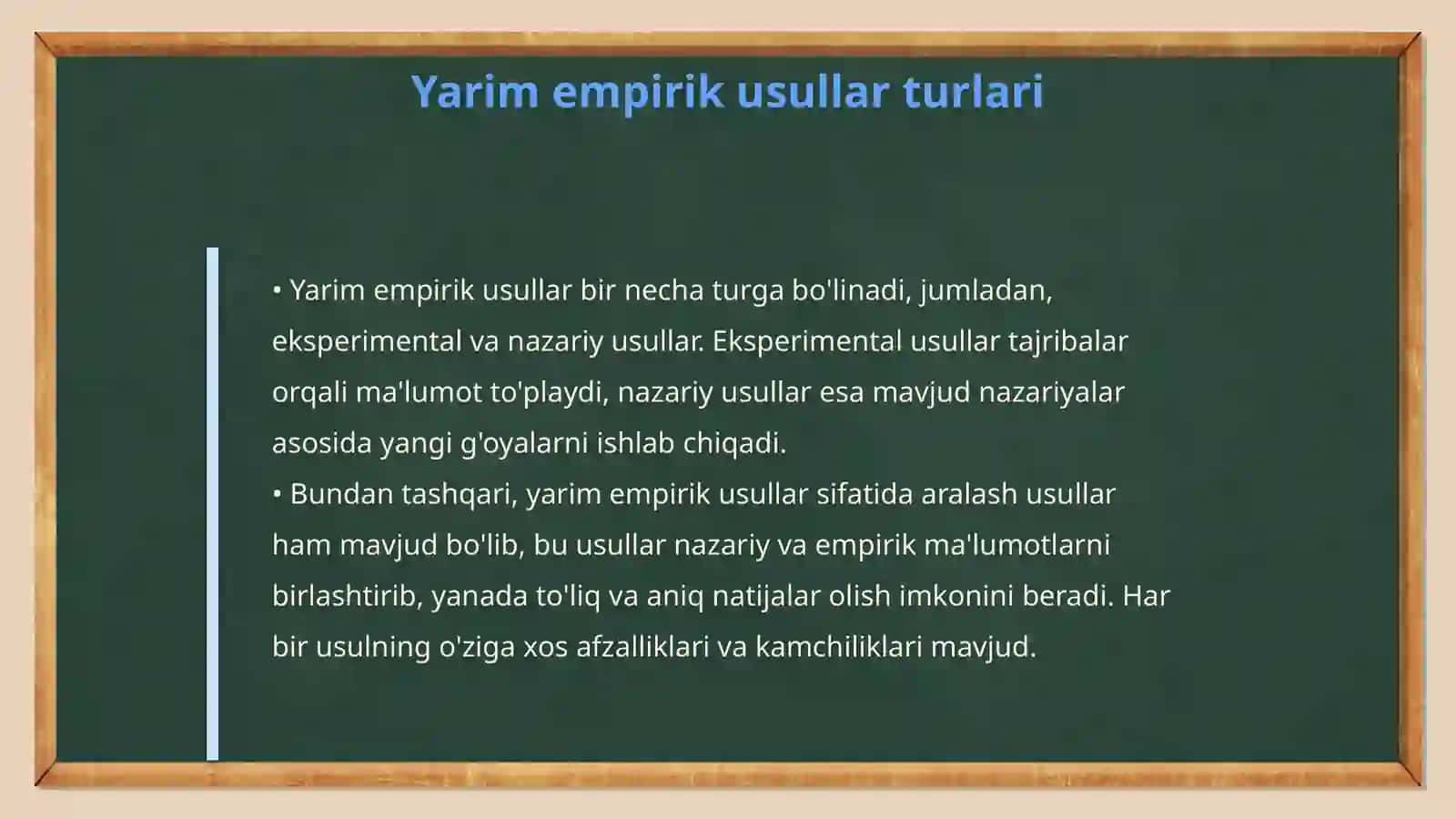 Yarim empirik usullar 4