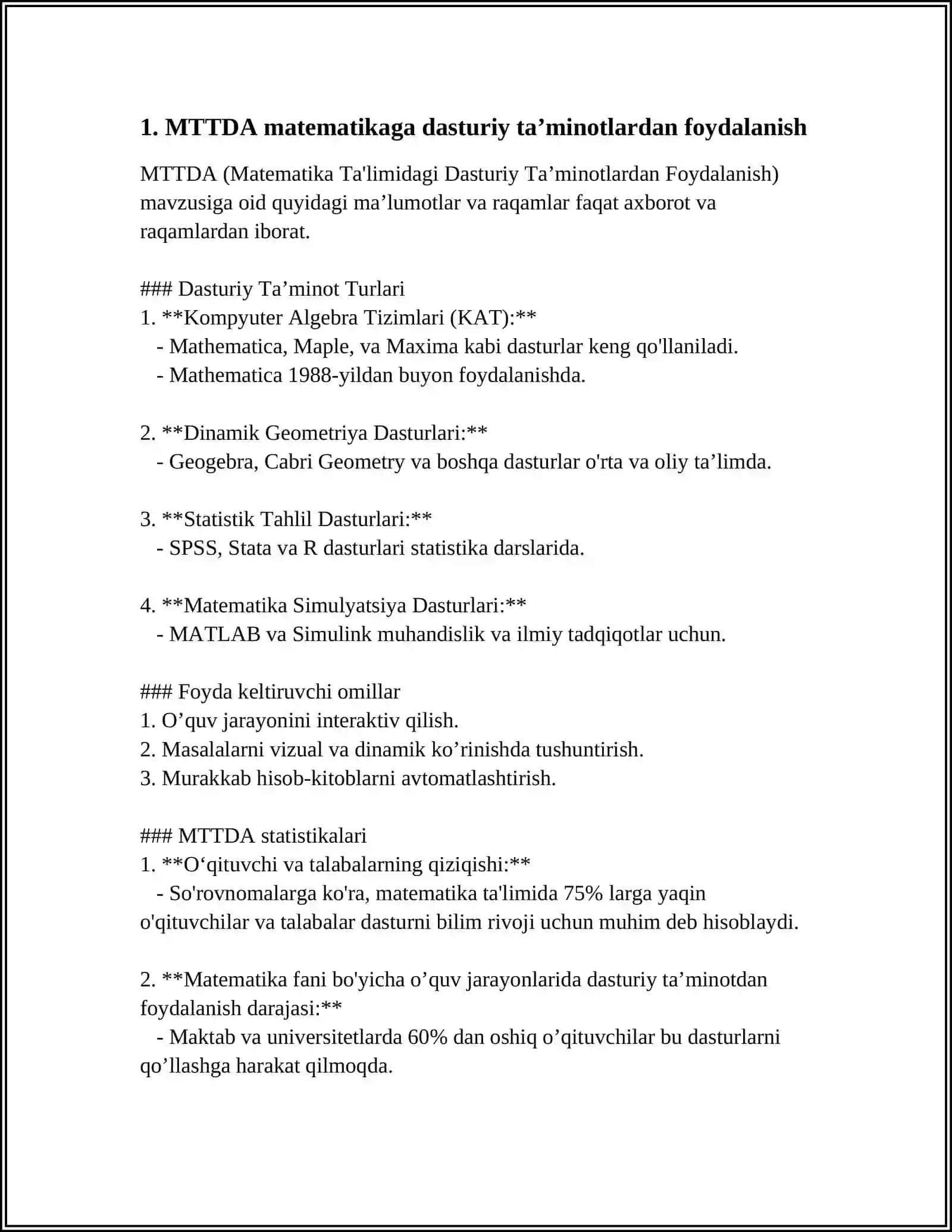 MTTDA MAT 4