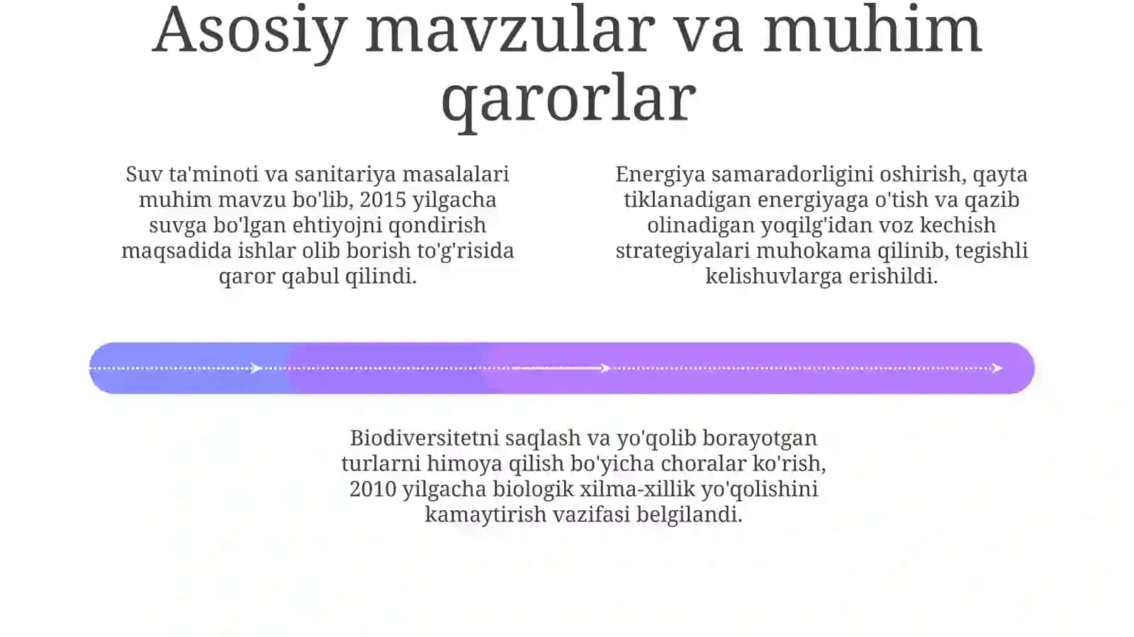 Barqaror rivojlanish boʻyicha Butunjahonsammiti 4