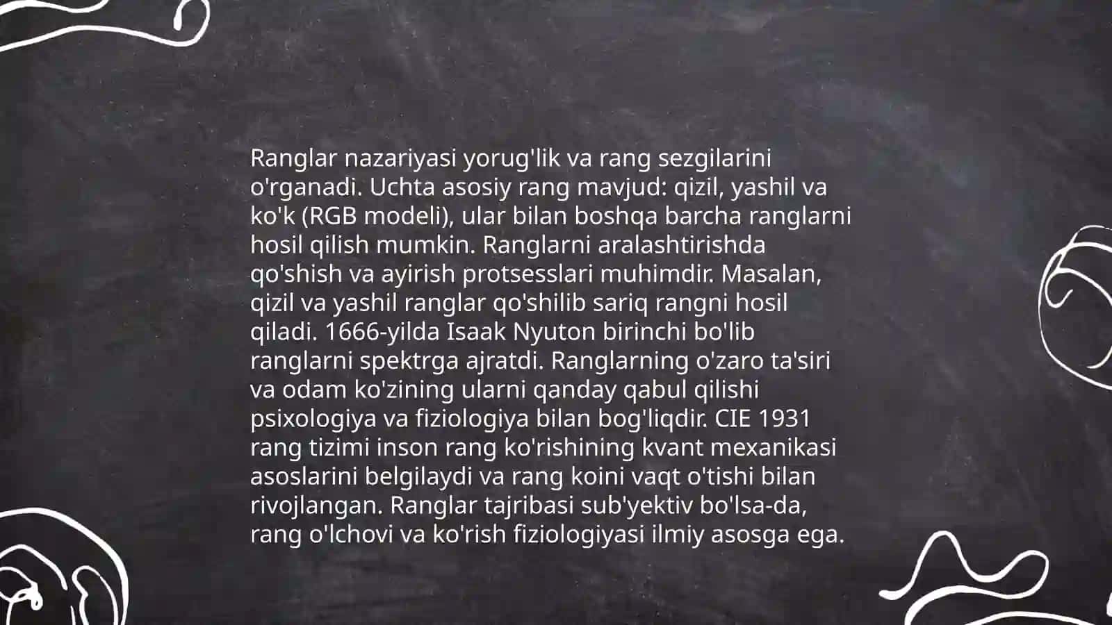 Rang tushunchasi 4