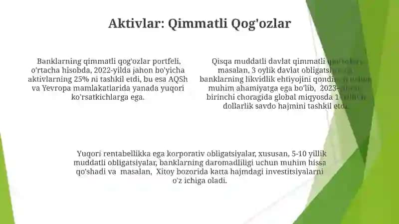 Bank aktivlari va passivlari 4