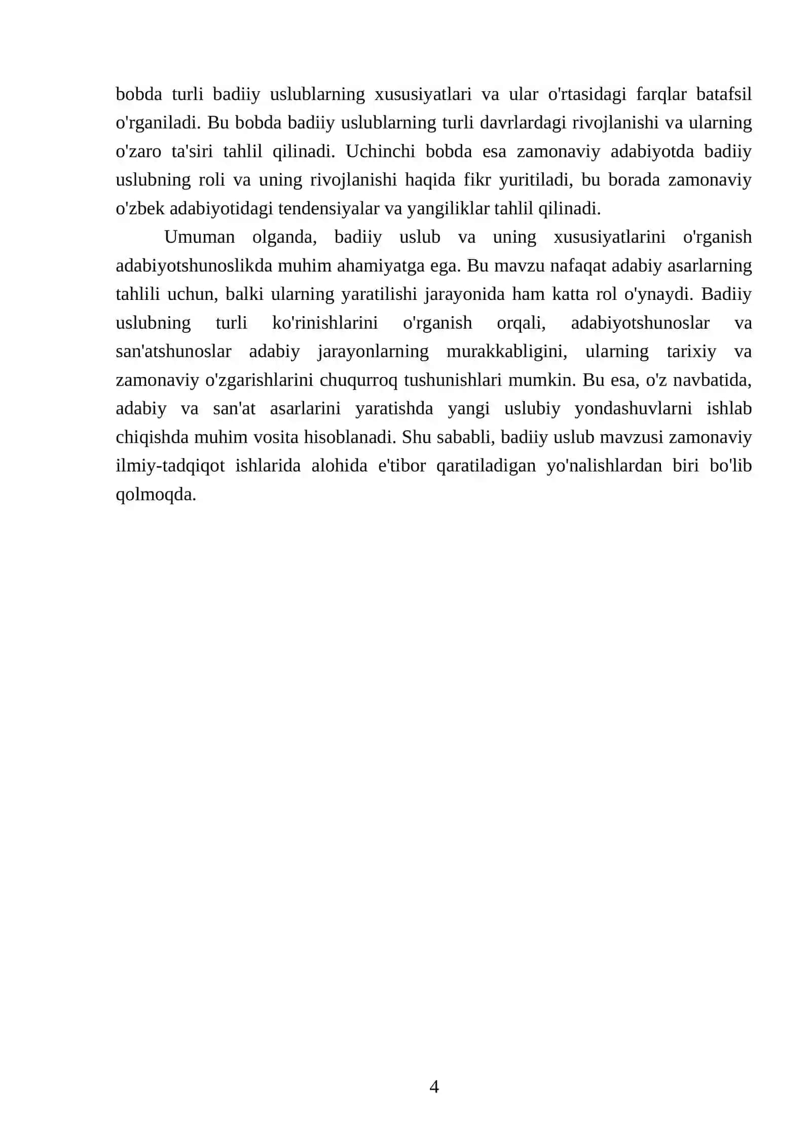Badiiy uslub va uning xususiyatlari 4