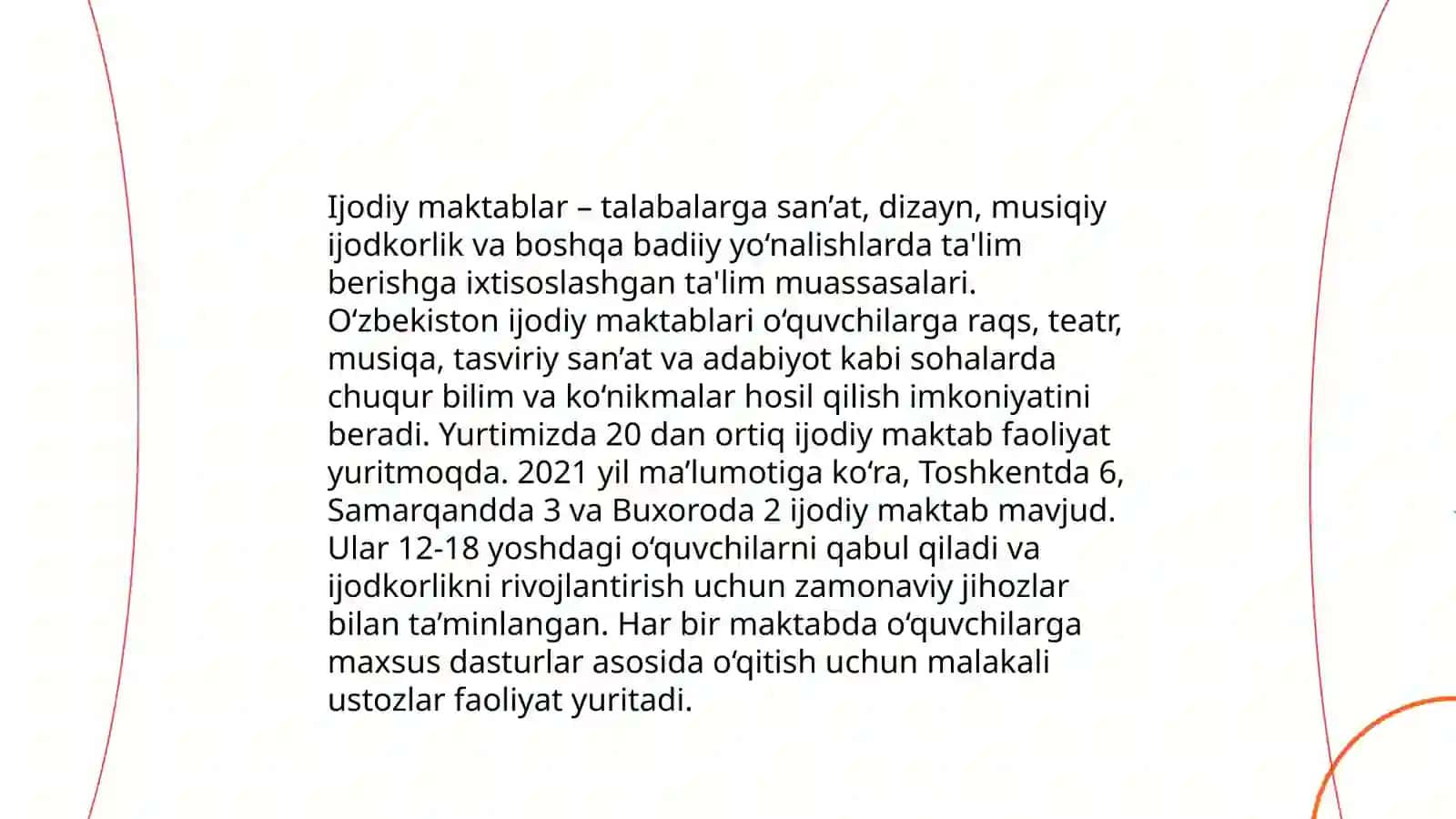 Prezident maktablari va ijodiy maktablar 4